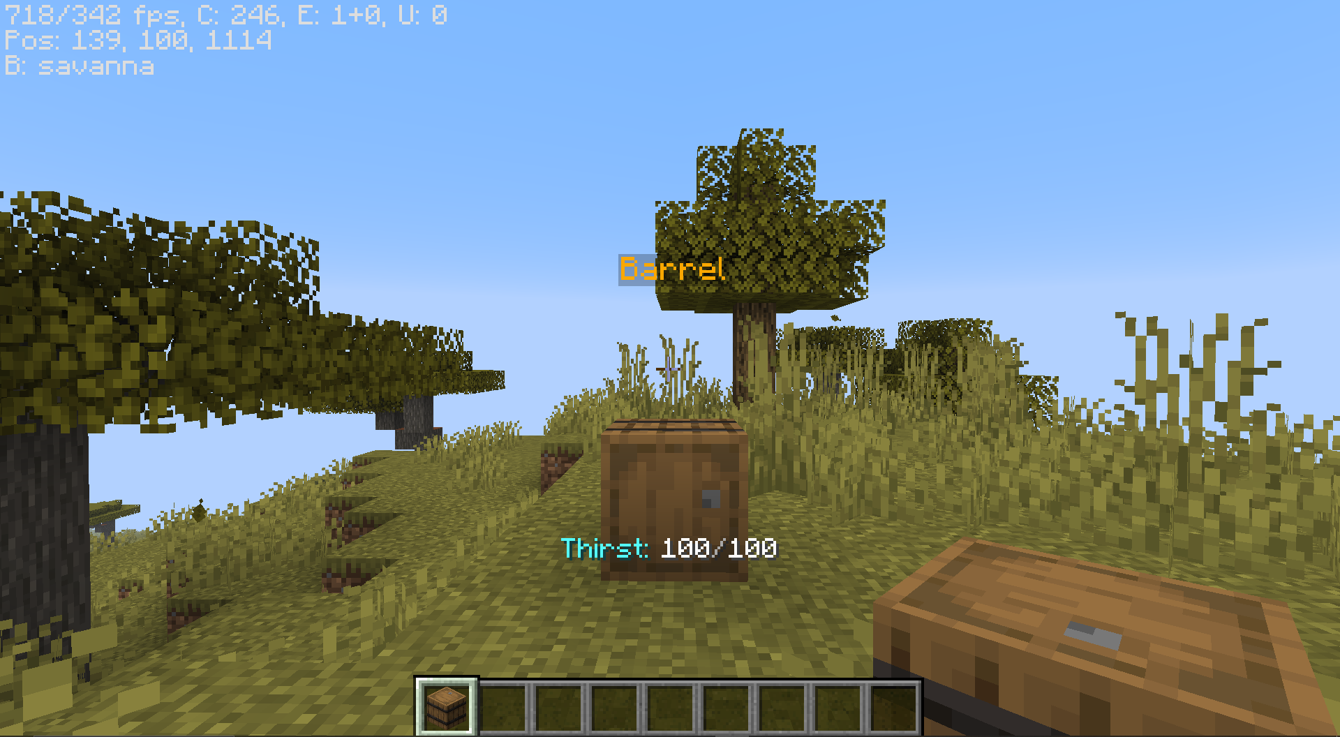 Placed barrel with holo title